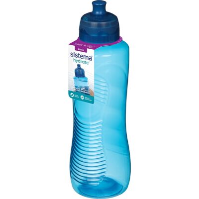 Sistema Gripper Drikkeflaske, 800ml, Blå Sistema Gripper Drikkeflaske, 800ml, Blå
