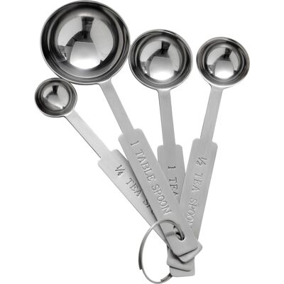 Steel Function Måleskesæt, 4 Stk. Steel Function Måleskesæt, 4 Stk.