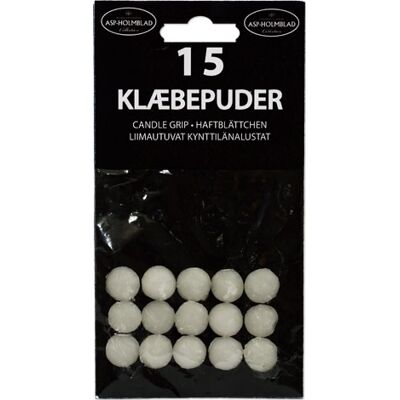ASP-Holmblad Klæbepuder Til Lys, 15 Stk. ASP-Holmblad Klæbepuder Til Lys, 15 Stk.