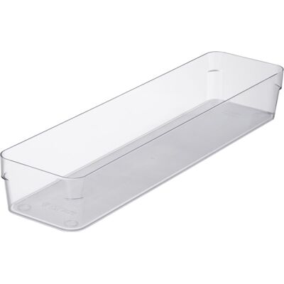 SmartStore Compact Sort Opbevaringsboks, Klar, 40x10cm SmartStore Compact Sort Opbevaringsboks, Klar, 40x10cm