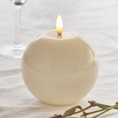 Sirius Sille Kugle Led, Ivory, Ø10 Cm Sirius Sille Kugle Led, Ivory, Ø10 Cm
