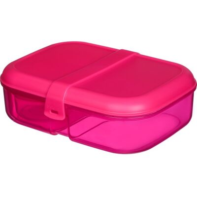 Sistema Ribbon Lunch Madkasse, 1,1l, Pink Sistema Ribbon Lunch Madkasse, 1,1l, Pink
