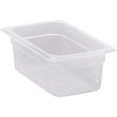 Cambro GN 1/4 100mm Polypropylen Madopbevaringsbeholder - Stabelbar, Holdbar Cambro GN 1/4 100mm Polypropylen Madopbevaringsbeholder - Stabelbar, Holdbar