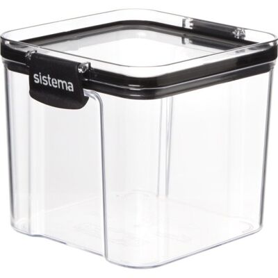 Sistema Tritan Ultra Square Opbevaringsboks, 700ml Sistema Tritan Ultra Square Opbevaringsboks, 700ml