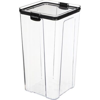 Sistema Tritan Ultra Square Opbevaringsboks, 4l Sistema Tritan Ultra Square Opbevaringsboks, 4l