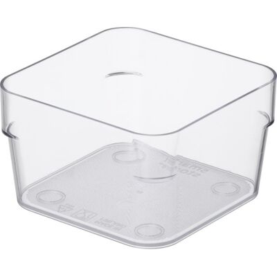 SmartStore Compact Sort Opbevaringsboks, Klar, 10x10cm SmartStore Compact Sort Opbevaringsboks, Klar, 10x10cm