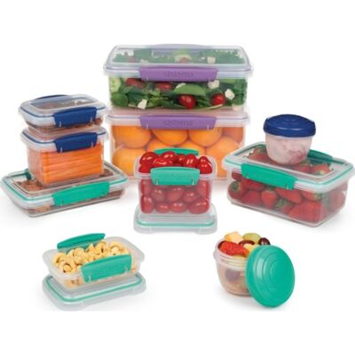 Sistema Klip It+ Opbevaringsboks, 20 Dele, Mix Sistema Klip It+ Opbevaringsboks, 20 Dele, Mix