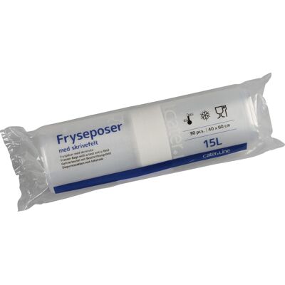 Cater-Line Fryseposer M/skrivefelt 15 L, 40x60 Cm, 30 Ps Cater-Line Fryseposer M/skrivefelt 15 L, 40x60 Cm, 30 Ps