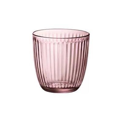 Bormioli Line Drikkeglas, 29 Cl., Pink Bormioli Line Drikkeglas, 29 Cl., Pink