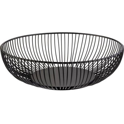 Westmark Brødkurv Large, Sort Stål, Ø28 Cm. Westmark Brødkurv Large, Sort Stål, Ø28 Cm.