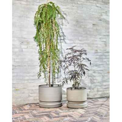 House Doctor Pepple Urtepotter, Sand, 2 Stk House Doctor Pepple Urtepotter, Sand, 2 Stk