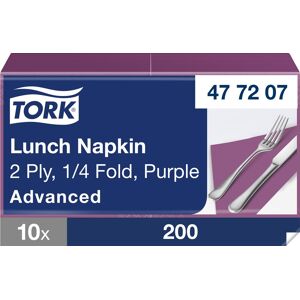 Tork Frokostserviet, 2-Lag, Lilla, 200 Stk Tork Frokostserviet, 2-Lag, Lilla, 200 Stk