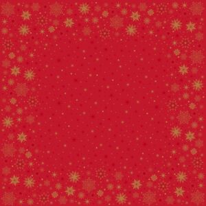 Dunicel Stikdug, 84x84 Cm, Stargazing Red, 20 Stk. Dunicel Stikdug, 84x84 Cm, Stargazing Red, 20 Stk.