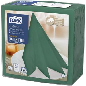 Tork Linstyle Middagsserviet, Mørkegrøn, 50 Stk. Tork Linstyle Middagsserviet, Mørkegrøn, 50 Stk.