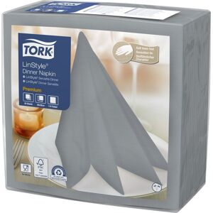 Tork Linstyle Middagsserviet, Grå, 50 Stk. Tork Linstyle Middagsserviet, Grå, 50 Stk.