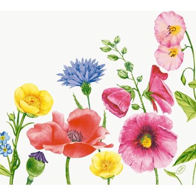 Dunisoft Middagsserviet, Flowy Meadow, 60 Stk. Dunisoft Middagsserviet, Flowy Meadow, 60 Stk.