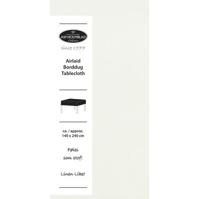 ASP-Holmblad Foldedug, Airlaid, 140x240 Cm, Hvid ASP-Holmblad Foldedug, Airlaid, 140x240 Cm, Hvid