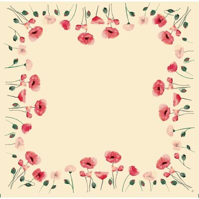 Dunicel Stikdug, 84x84 Cm, Poppy Charm, 20 Stk. Dunicel Stikdug, 84x84 Cm, Poppy Charm, 20 Stk.