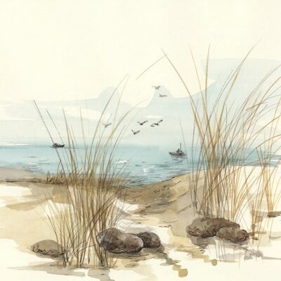 ASP-Holmblad Frokostserviet, 3-Lags, Beach View, 20 Stk. ASP-Holmblad Frokostserviet, 3-Lags, Beach View, 20 Stk.
