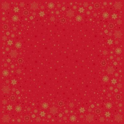 Dunicel Stikdug, 84x84 Cm, Stargazing Red, 20 Stk. Dunicel Stikdug, 84x84 Cm, Stargazing Red, 20 Stk.
