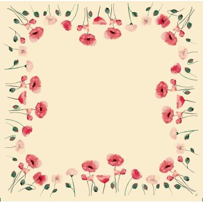Dunicel Stikdug, 84x84 Cm, Poppy Charm, 20 Stk. Dunicel Stikdug, 84x84 Cm, Poppy Charm, 20 Stk.