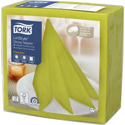 Tork Linstyle Middagsserviet, Pistacie, 50 Stk. Tork Linstyle Middagsserviet, Pistacie, 50 Stk.
