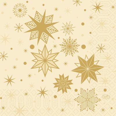 Duni Frokostserviet, 3-Lag, Stargazing Cream,50stk Duni Frokostserviet, 3-Lag, Stargazing Cream,50stk