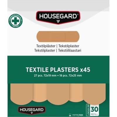 Housegard Tekstilplastre (2x45 Stk) Housegard Tekstilplastre (2x45 Stk)