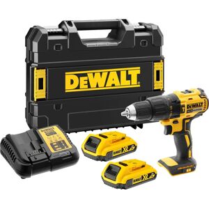 Dewalt Slagboremaskine, 18v, M. Kuffert Og 2 Bat.