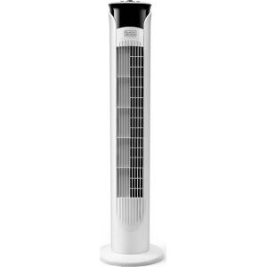 Black & Decker Tårnventilator, 81cm, Hvid