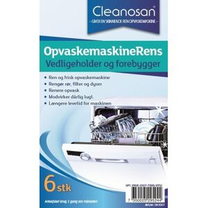 Cleanosan Rengøringstabs   Opvaskemaskine   6 Stk