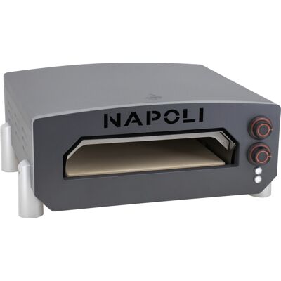 No-Name Napoli Elektrisk Pizzaovn 13" 2000w, Antracitgrå No-Name Napoli Elektrisk Pizzaovn 13" 2000w, Antracitgrå