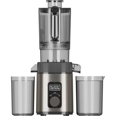 Black & Decker Juicer Slow Juicer 1400w Rustfrit Stå Black & Decker Juicer Slow Juicer 1400w Rustfrit Stå