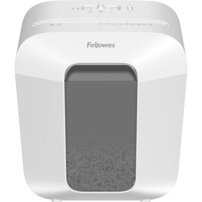 Fellowes Powershred Lx25 Cross-Cut Makulator, Hvid Fellowes Powershred Lx25 Cross-Cut Makulator, Hvid