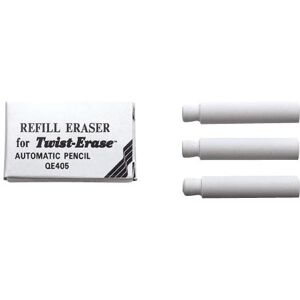 Pentel Twist-Erase Viskelæder   3 Stk.