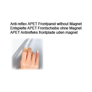 No-Name Antirefleks Frontplade A2 U/magnet