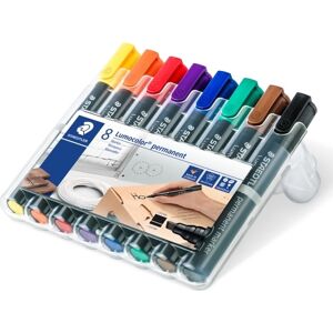 Staedtler 350 Permanent Marker   8 Farver