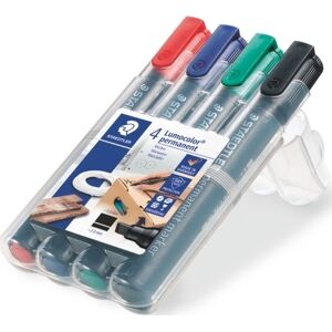 Staedtler 350 Permanent Marker   4 Farver