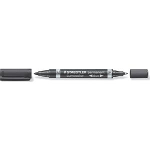 Staedtler 348 Duo Permanent Marker   Sort