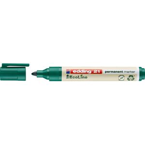 Edding 21 Ecoline Permanent Marker   Grøn