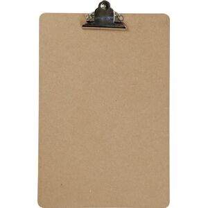 No-Name Clipboard   A4   Mdf   Sølv Clips