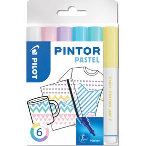 Pilot Pintor Marker   F   Pastel   6 Farver