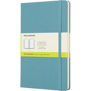 Moleskine Clas. H Notesbog   L   Blan.   R.Blå