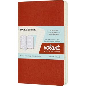 Moleskine Volant Notesbog   Pkt.   Linj.   Blå/or.