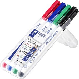 Staedtler 301 Whiteboard Marker   4 Farver