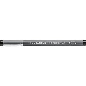 Staedtler Pigment 308 Fineliner   0,2 Mm   Sort