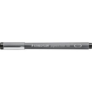 Staedtler Pigment 308 Fineliner   0,8 Mm   Sort