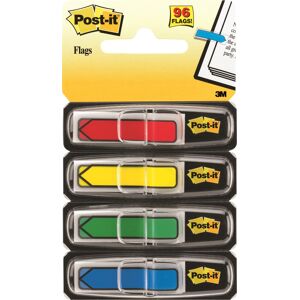 Post-It Indexfaner   12x43 Mm   Pile   4 Farver