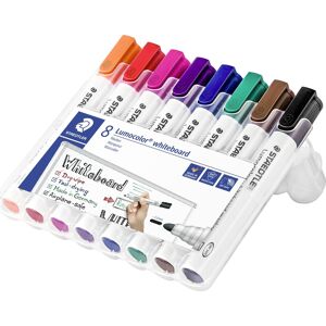 Staedtler 351 Whiteboard Marker   8 Farver