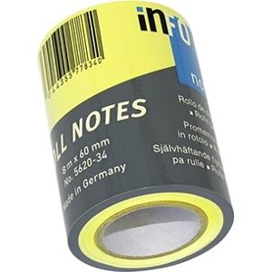 Info Roll Notes Refill   60 Mm X 8 M   Neon Gul